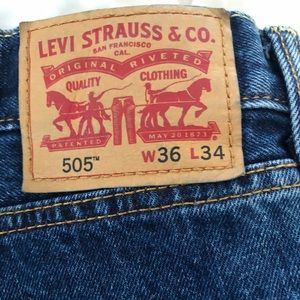 New Levi’s 505 men’s jeans